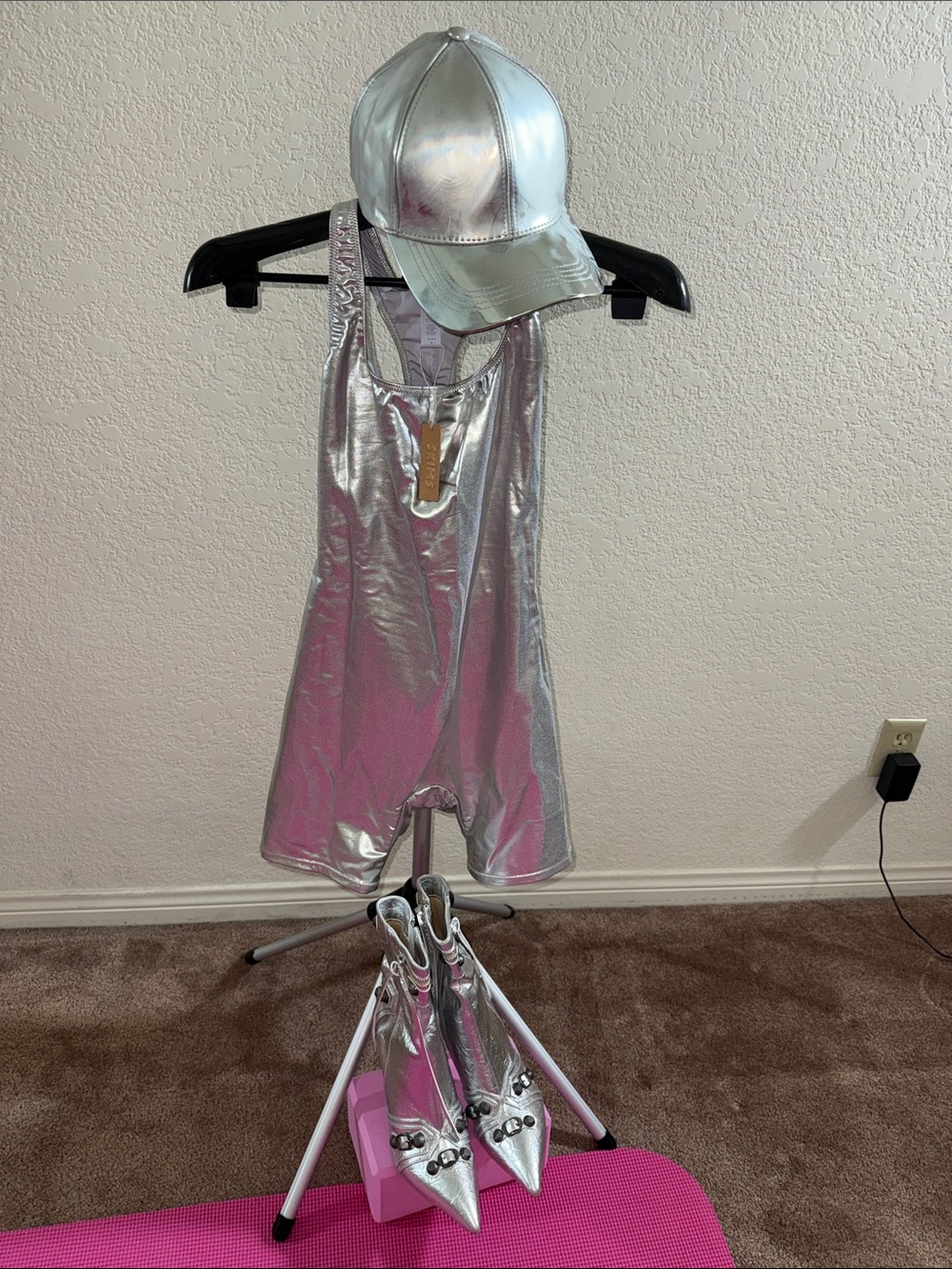 Metallic Silver Baseball Cap - Unbranded - Picture 8 of 9